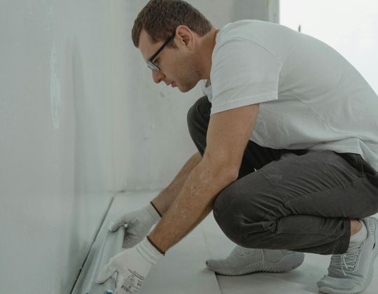 Handyman at work